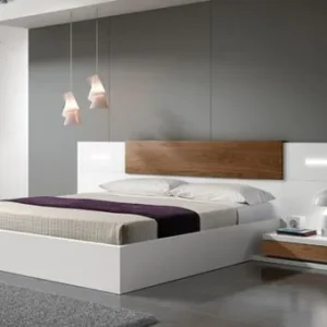 Wooden Bed (MDF) with Drawer Storage