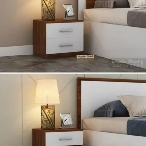 Bed Side Table with
2 Drawer