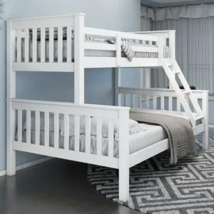 Family Bunk Bed with Wooden Posters