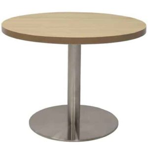 MEETING TABLE : ROUND WITH CHROME LEG