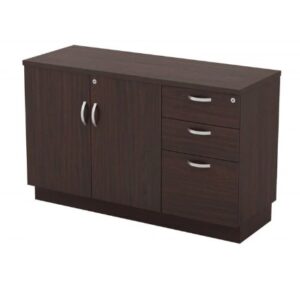FILE CABINET 2 DOOR + 3 DRAWERS , WITH 1 SHELVES INSIDE