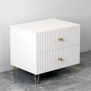 bed side table with 2 drawer