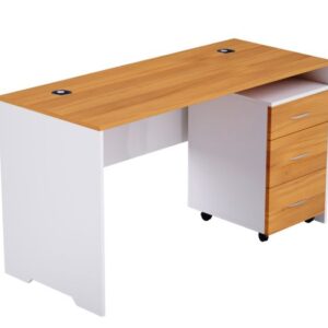 Executive Desk with Mobile Pedestal , Custom - Made